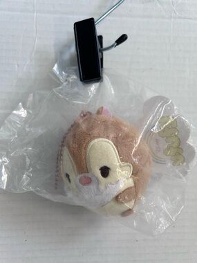 Disney Store Japan ufufy Brown Chipmunk Plush Keychain